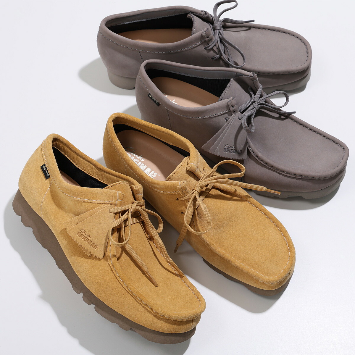 楽天市場】Clarks クラークス モカシン 26179252 WallabeeGTX