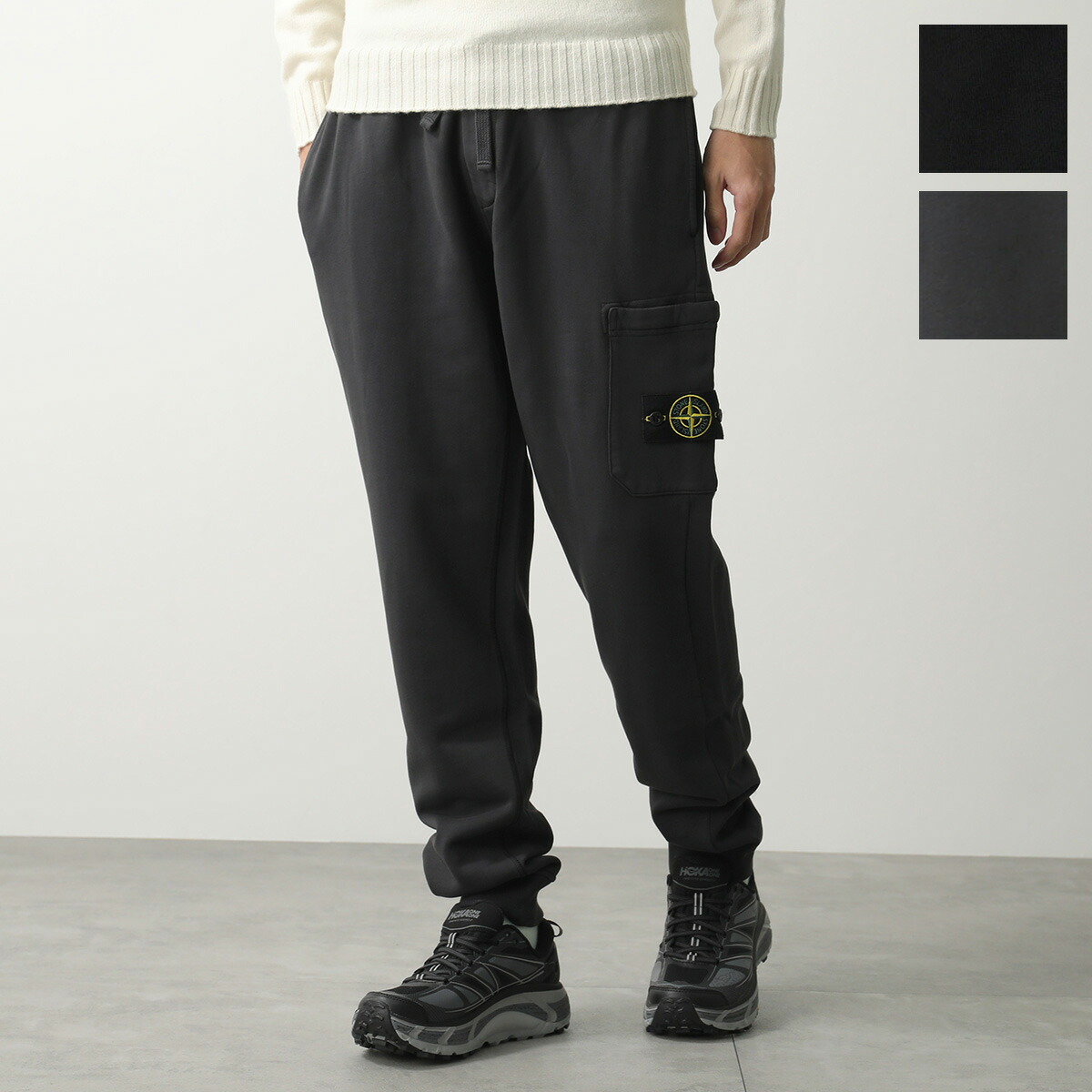 stone  スウェット　M ブラック RTEG/R.ストーンジップスウェットパンツ | adamsJUGGLER（アダムス