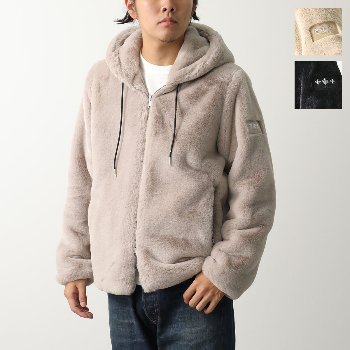 タトラス　ユモラ　モカ　size01 タトラス TATRAS TATRAS ジャケット YUMOLA ユモラ ボア フード付き