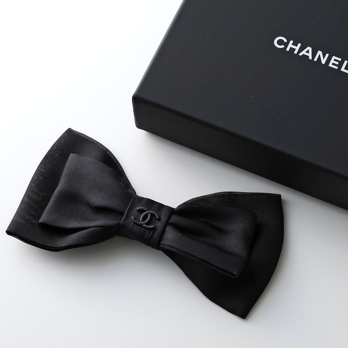 楽天市場】CHANEL シャネル ボウ バレッタ AAB048 B20489