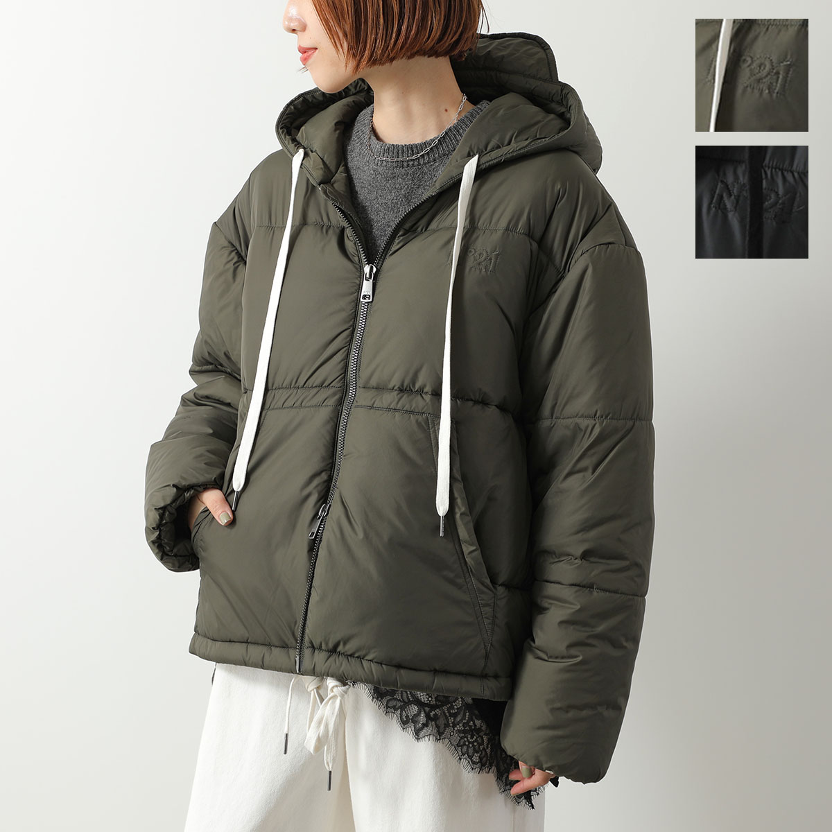 GANNI ガニー　ショートジャケット GANNI（ガニー） アウター ショート パファー ジャケット W0957