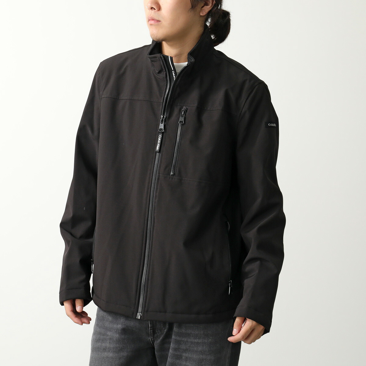 楽天市場】カルバンクライン ジャケット メンズ フェイクムートン