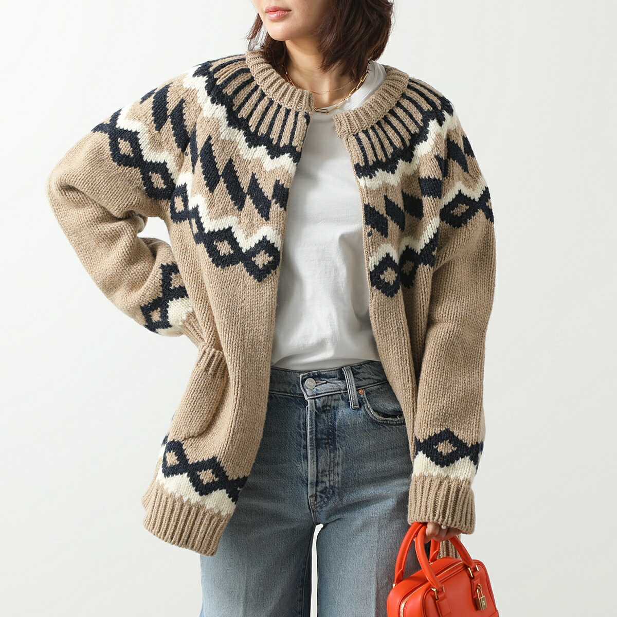 N°21 ヌメロヴェントゥーノ　ニット　カーディガン N°21(ヌメロ ヴェントゥーノ)｜アーガイル ニットカーディガン