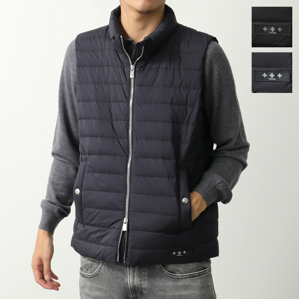 楽天市場】TATRAS タトラス ダウンベスト POSEIDONE ポセイドーネ