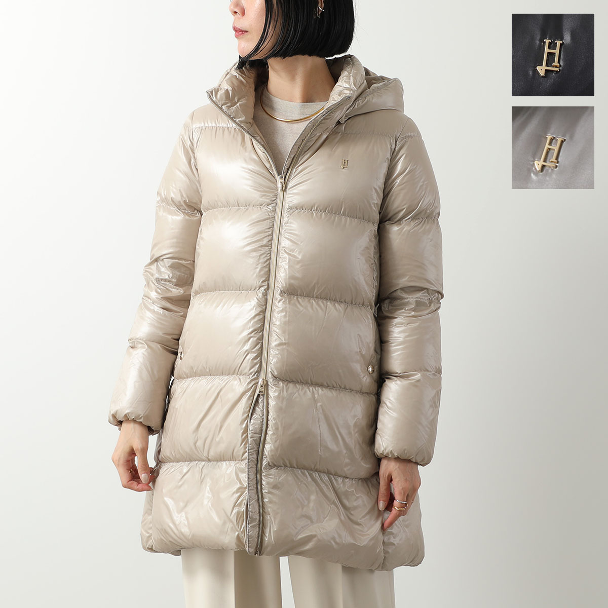 【楽天市場】HERNO KIDS ヘルノ キッズ ダウンジャケット PI000187G 12017Z レディース ガールズ フード付き Hロゴ ...