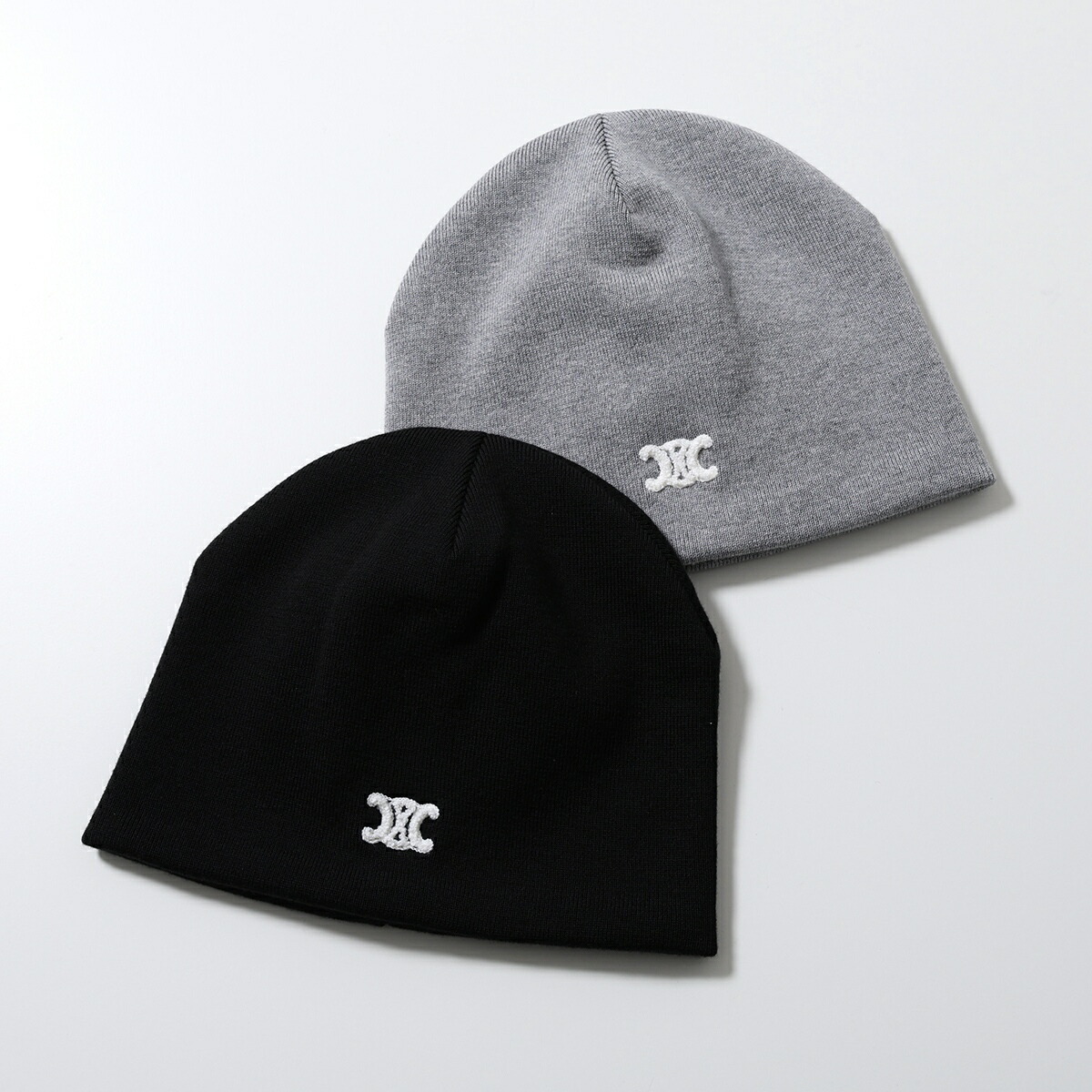 CELINE　ロゴニット帽 CELINE - CELINE ロゴ ビーニー ニット帽の通販 by AMAZING