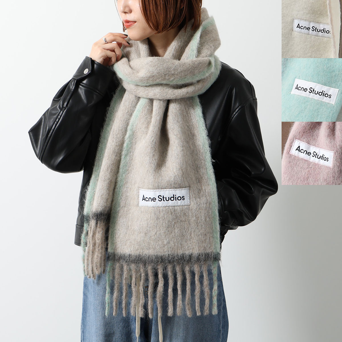 acnestudios ストール マフラー 楽天市場】【Acne Studios】アクネストゥディオズ FN-UX