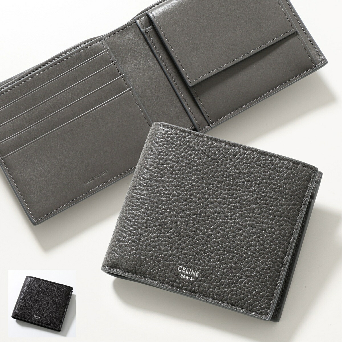 楽天市場】Celine セリーヌ Logo Bi-Fold Wallet 二つ折り財布