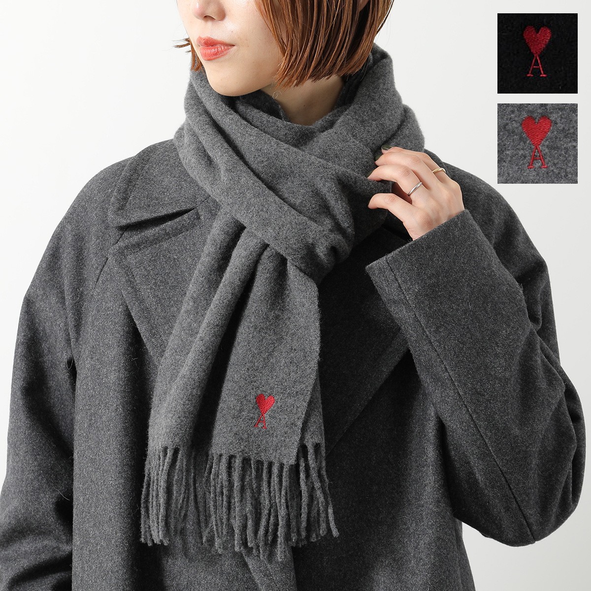 楽天市場】ami paris アミパリス マフラー Ami De Coeur USF677