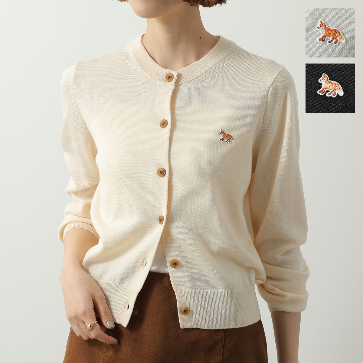 楽天市場】MAISON KITSUNE メゾンキツネ カーディガン DOUBLE