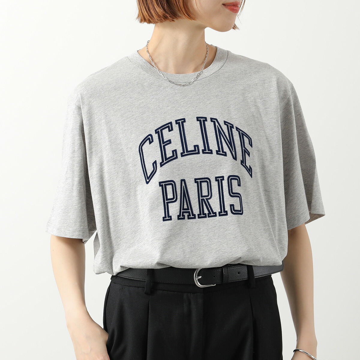 楽天市場】CELINE セリーヌ Tシャツ 2X14O671Q.01CB レディース 半袖
