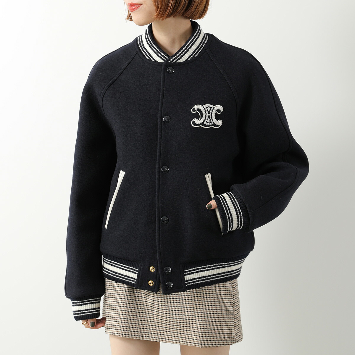 Celine セリーヌ　美品　ブルゾン　ボンバージャケット CELINE セリーヌ ボンバージャケット 2W83A889O.38NO メンズ ナイロン