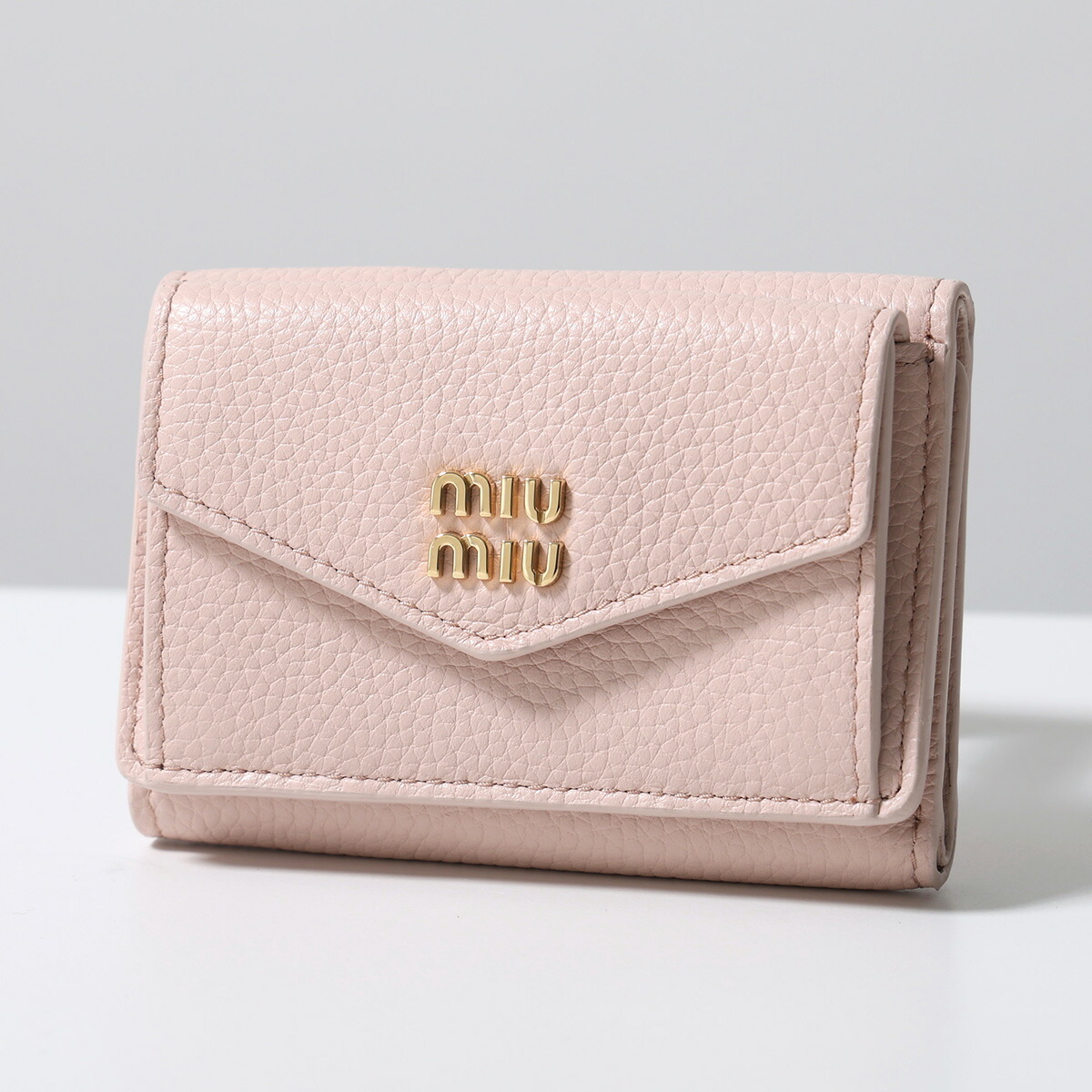 ぽてまる ✨FRID搭載✨ミュウミュウ　折り財布　マドラス　5MV204 ぽてまる ✨FRID搭載✨ミュウミュウ 折り財布 マドラス 5MV204