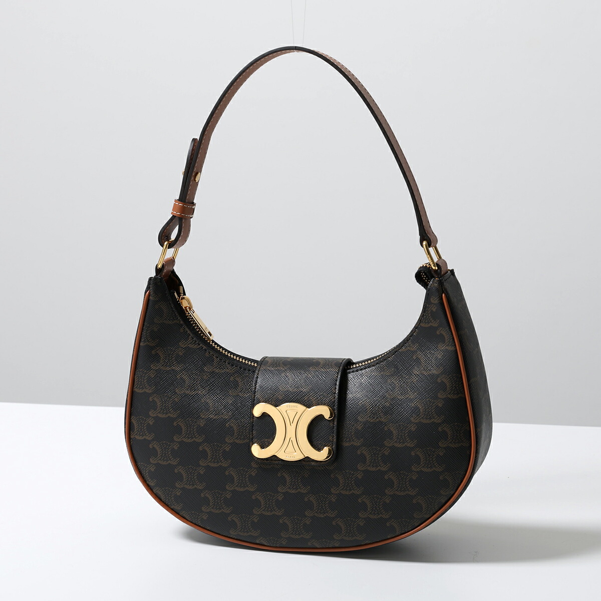 CELINE セリーヌ ロゴ　 ショルダーバック レザー イタリア製 CELINE セリーヌ バッグ レディース ブランド ショルダーバッグ レザー