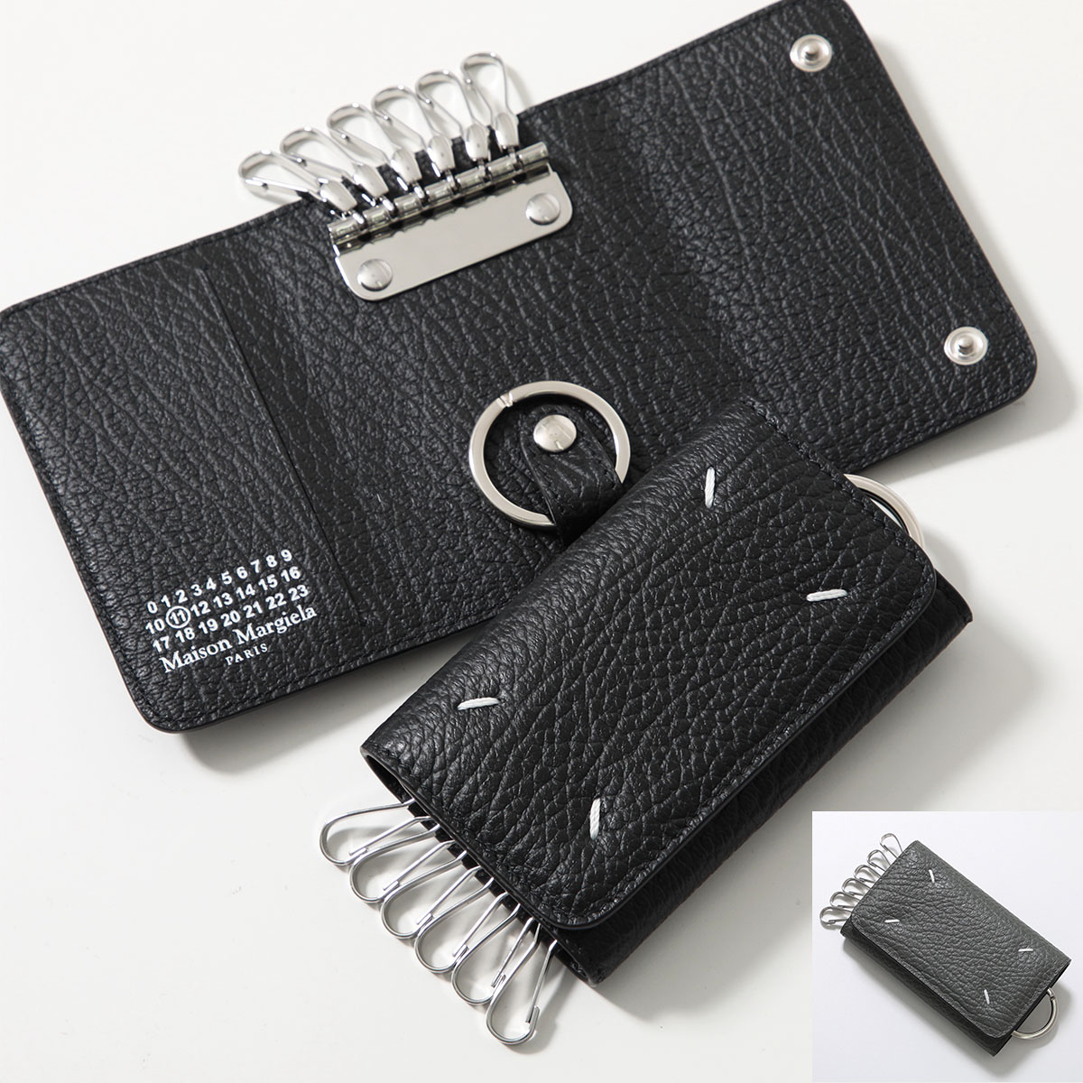 【未使用品】メゾンマルジェラ 6連 キーケース リング 箱付き 正規品 Maison Margiela メゾンマルジェラ キーケース/KEY CHAIN 6