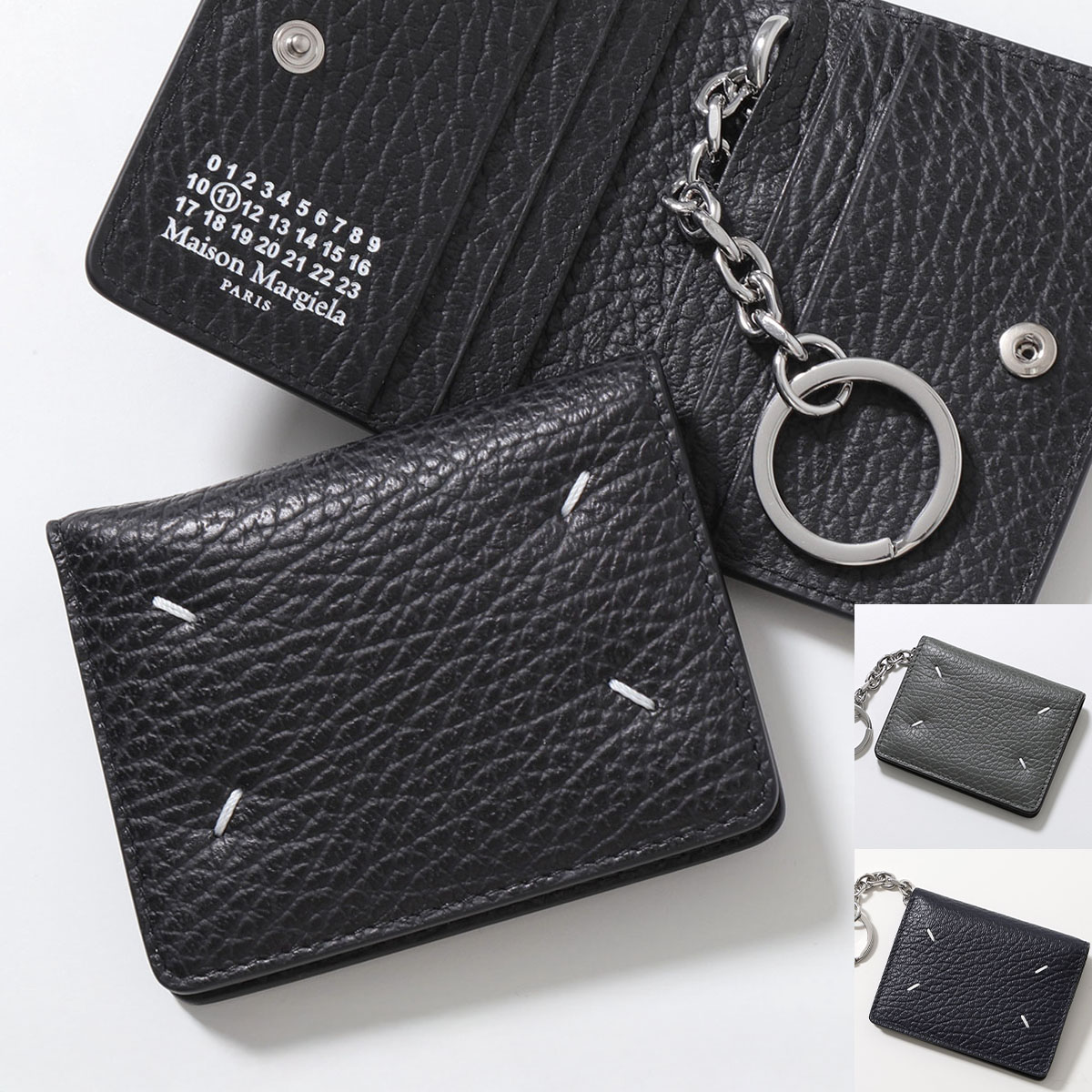 【正規品保証カード他付属品付】Maison Margiela ブラックキーケース 正規品保証カード他付属品付】Maison Margiela ブラックキー