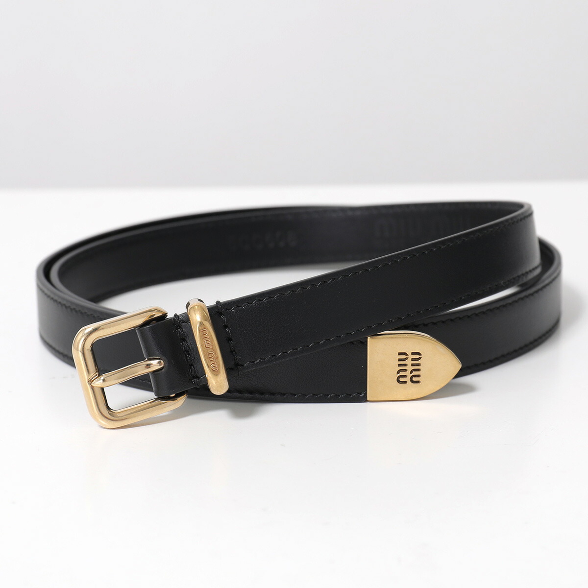 ミュウミュウMIUMIU レザー ベルト #65 ミュウミュウMIUMIU レザー ベルト #65 5CC536_2AIX_F0038_1.jpg