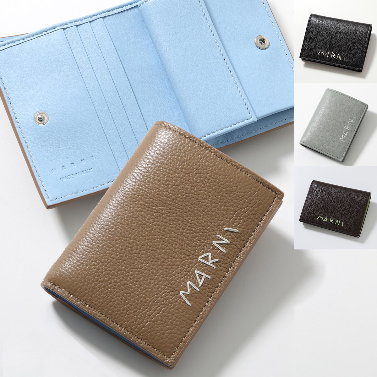 MARNI（二つ折り財布） 楽天市場】マルニ 2つ折り財布 MARNI カラーブロック PFMOQ14U13