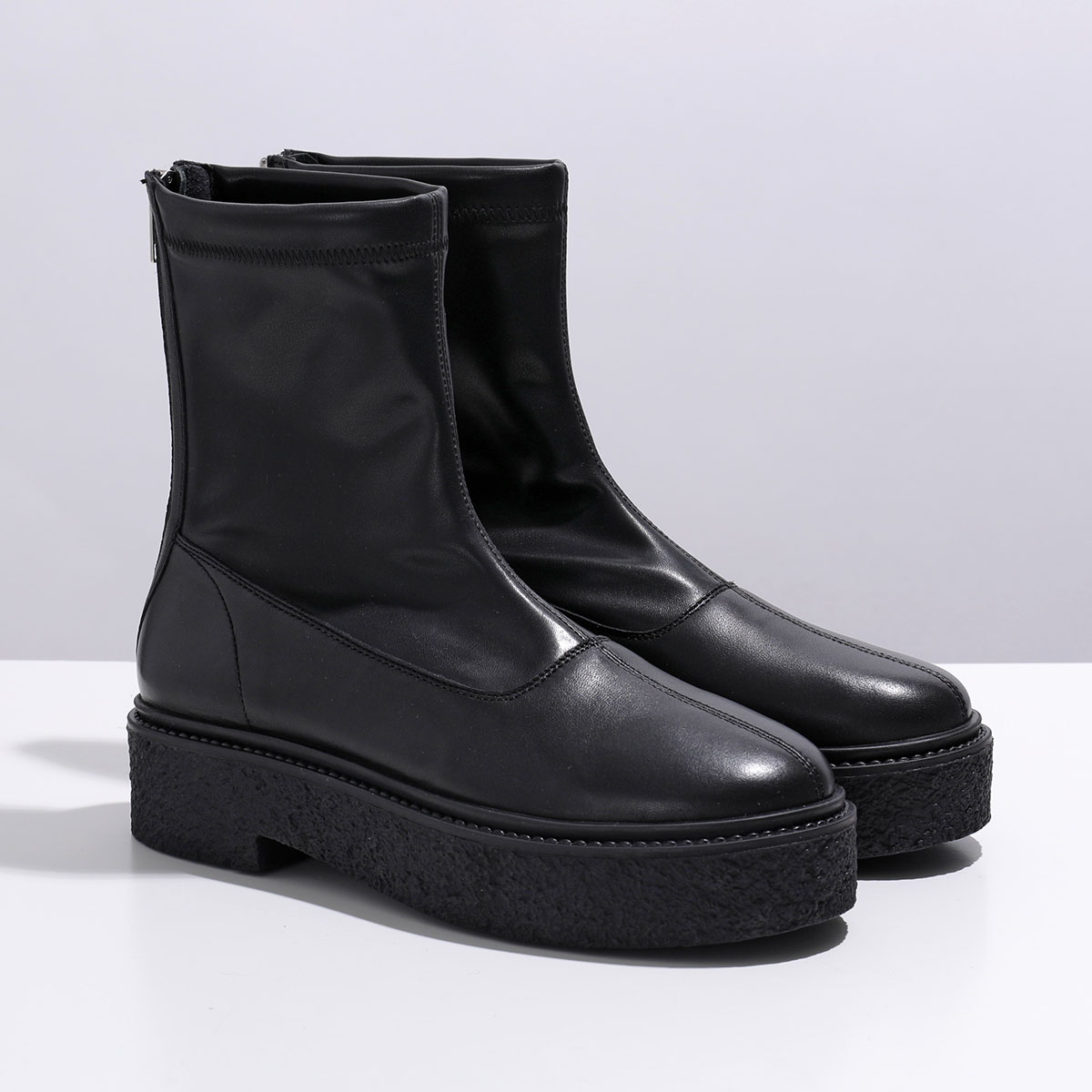 THE ROW ザロウ ジップアンクルブーツ 黒 厚底 @#451 THE ROW ザロウ ジップアンクルブーツ 黒 厚底 @#451 THE ROW