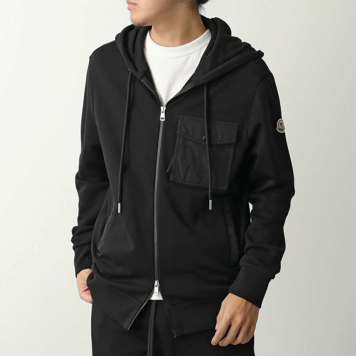 楽天市場】MONCLER モンクレール ZIP UP HOODIE 8G754 00 V8174 999