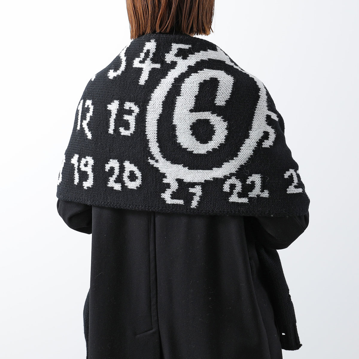 楽天市場】MM6 エムエムシックス メゾンマルジェラ マフラー SH2TE0004