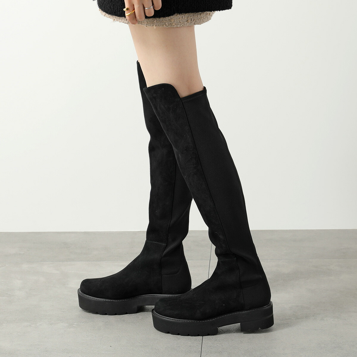 美品　STUART WEITZMAN ニーハイブーツ　スエード　36 1/2 スチュアート ワイツマン STUART WEITZMAN ニーハイブーツ （キャメル