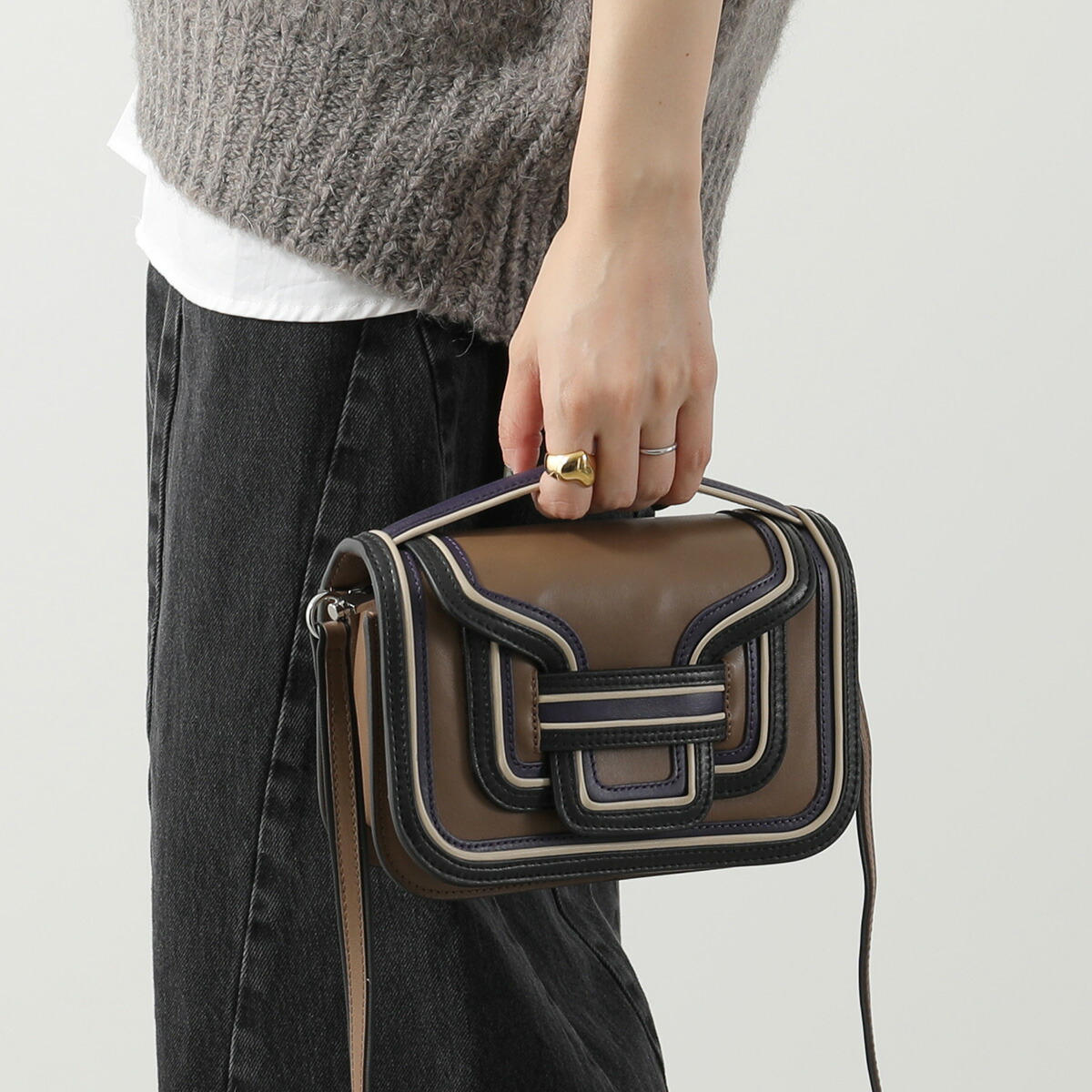 楽天市場】PIERRE HARDY ピエールアルディ ハンドバッグ ALPHA