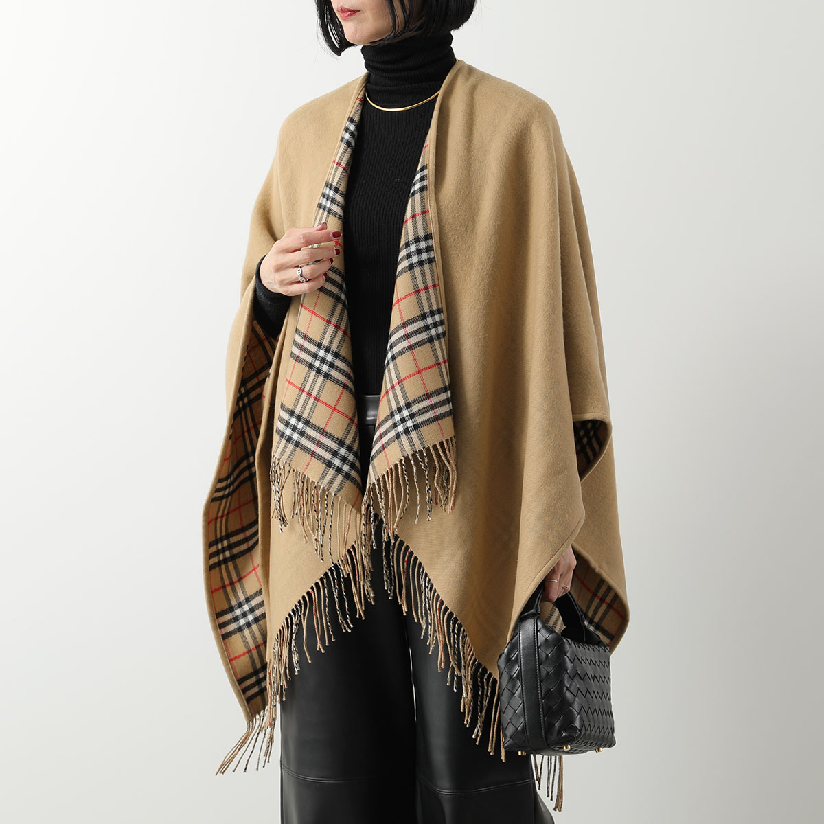 楽天市場】BURBERRY バーバリー ケープ ST GIANT CHECK CAPE