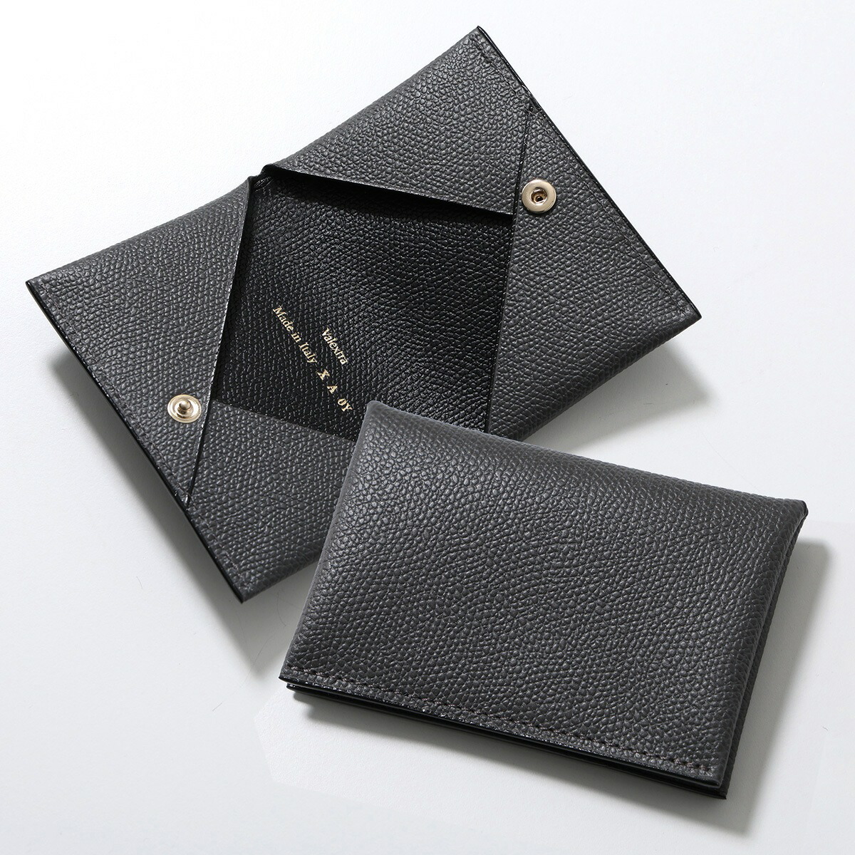 Valextra ケース カーフレザー Valextra ヴァレクストラ カードケース Business card case