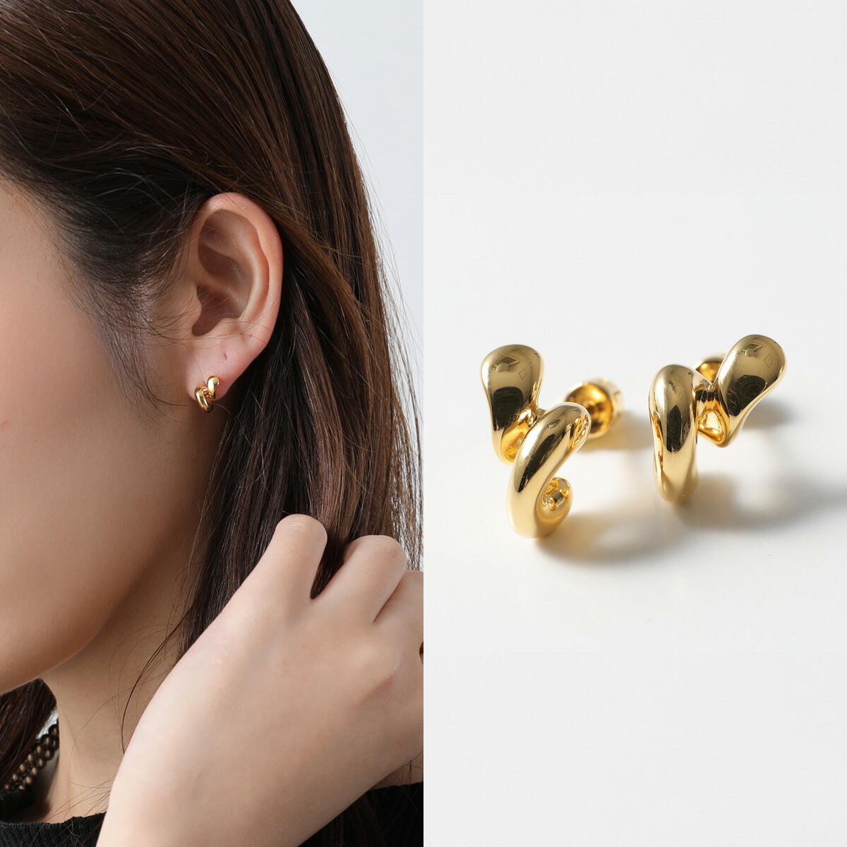 楽天市場】MARIA BLACK マリアブラック ピアス BROKEN 25 EARRING