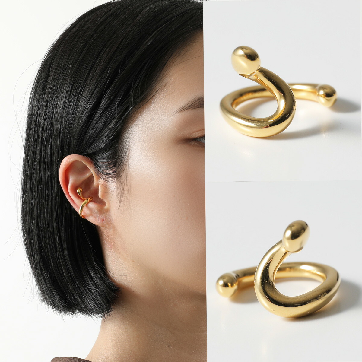 マリアブラック♡イヤーカフ K14 MARIA BLACK マリアブラック/Laney Ear Cuff Right Gold - Yellow Gold