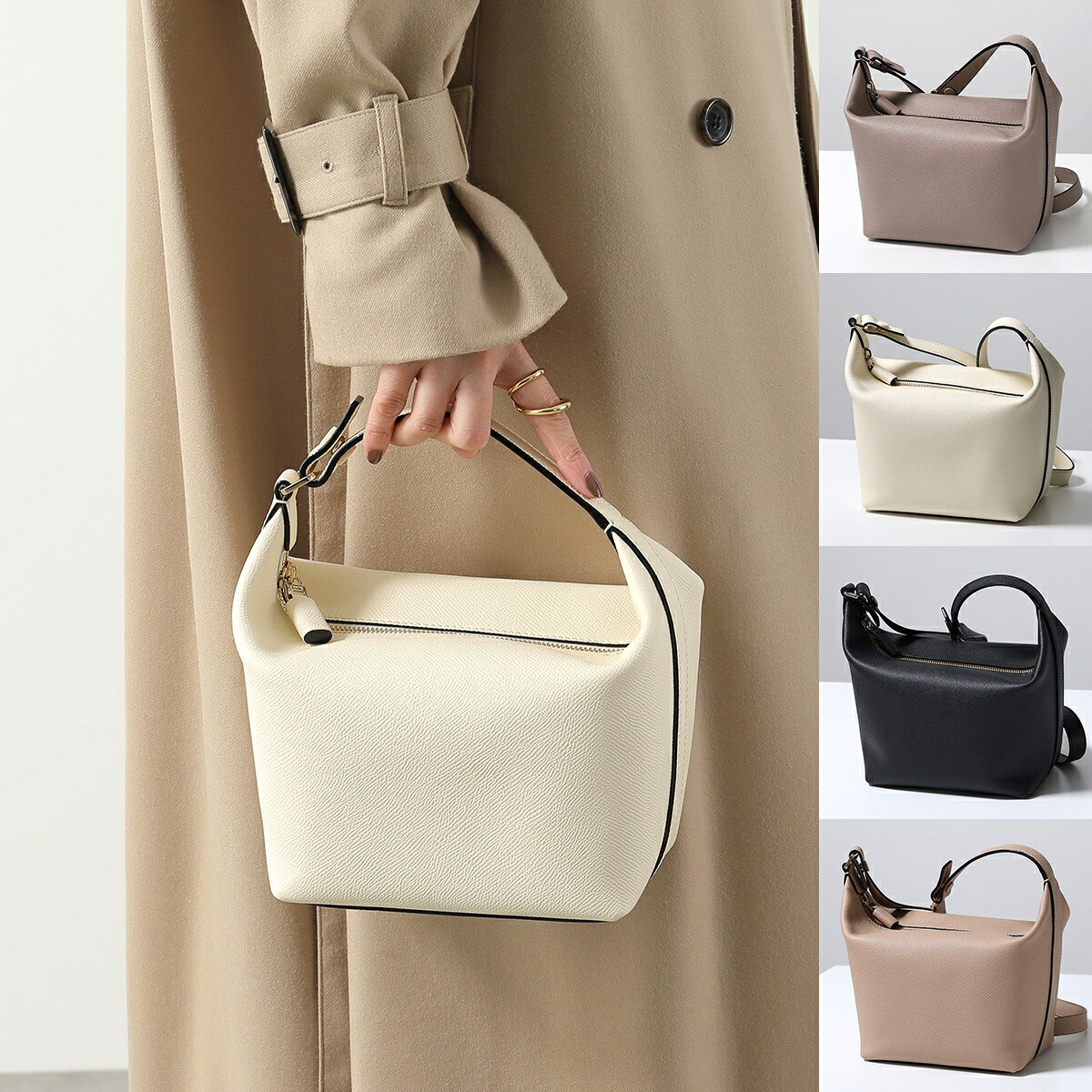 Valextra ヴァレクストラ ハンドバッグ MOCHI モチバッグ SGMO0020010LOCPLTI レディース レザー ショルダーバッグ 鞄