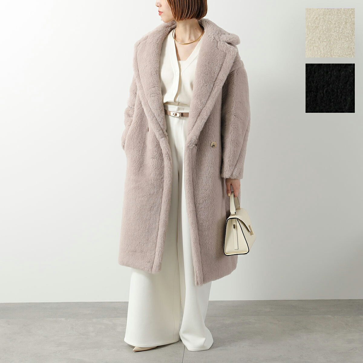 MAX MARA マックスマーラ オーバーコート TEDDY テディ TEDGIRL テッドガール レディース アルパカ ウール ダブルブレスト カラー5色|インポートセレクトmusee