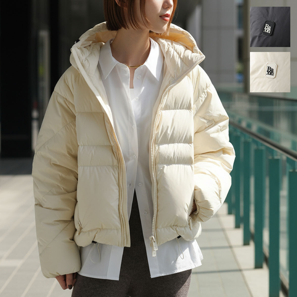 楽天市場】BACON ベーコン ダウンジャケット W PUFFA RING WLT