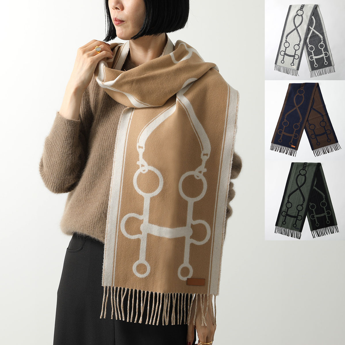 HERMES GRAND スカーフ　2点セット HERMES GRAND スカーフ 2点セット HERMES GRAND スカーフ 2点セット