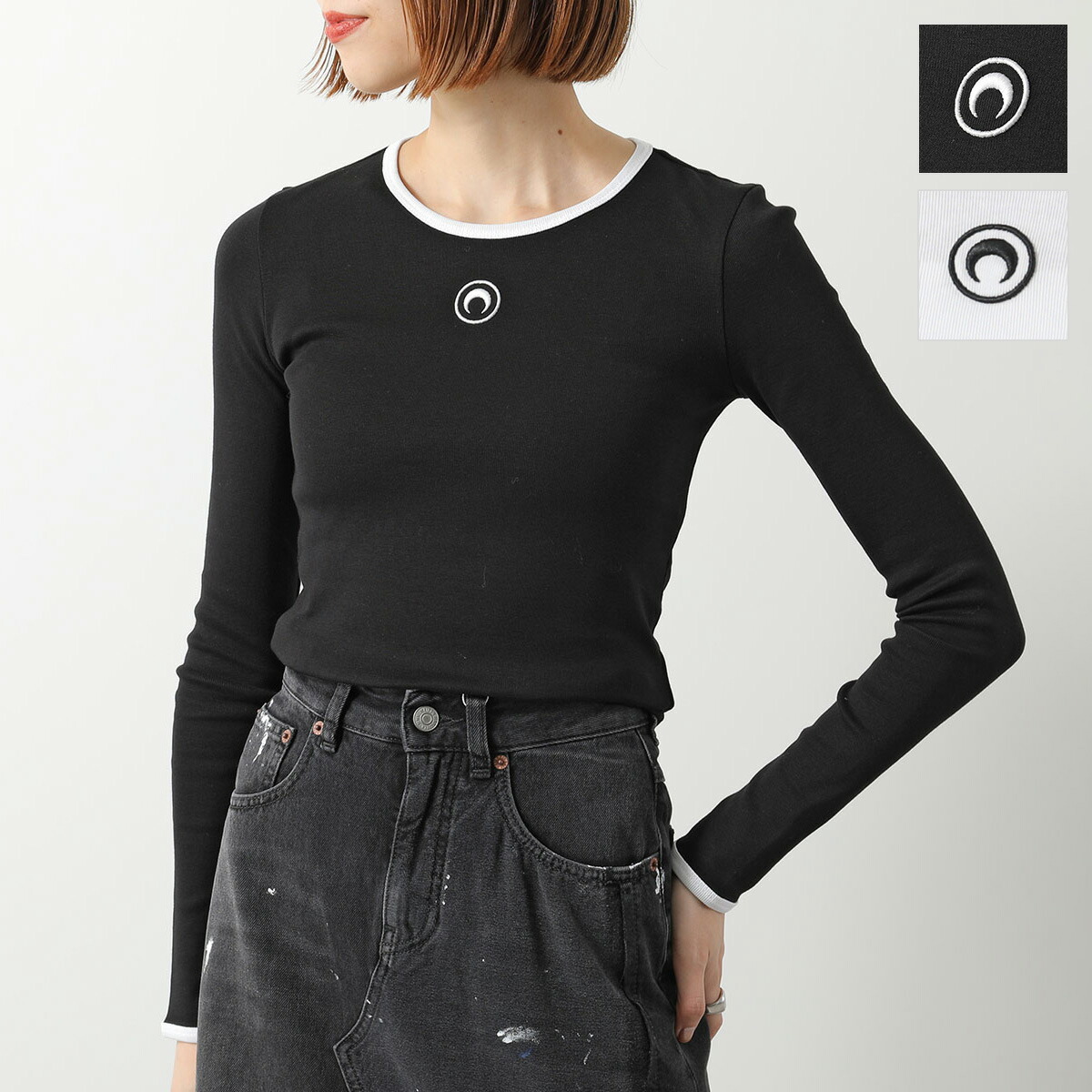 楽天市場】Marine Serre マリーン セル トレーナー Moon Logo Fleece