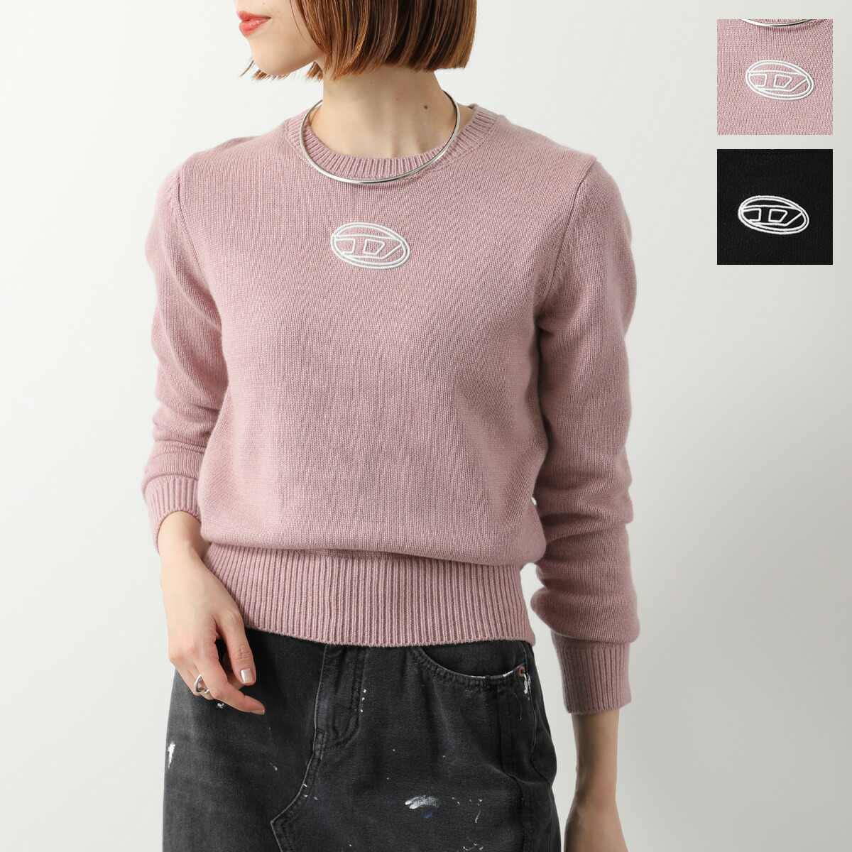 楽天市場】DIESEL ディーゼル ニットトップス M-Valary A12397 0DLAX