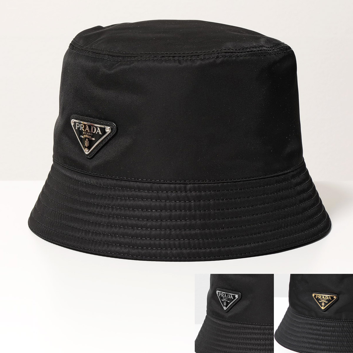 楽天市場】プラダ PRADA バケットハット ブラック 2hc137 2dmi f0002