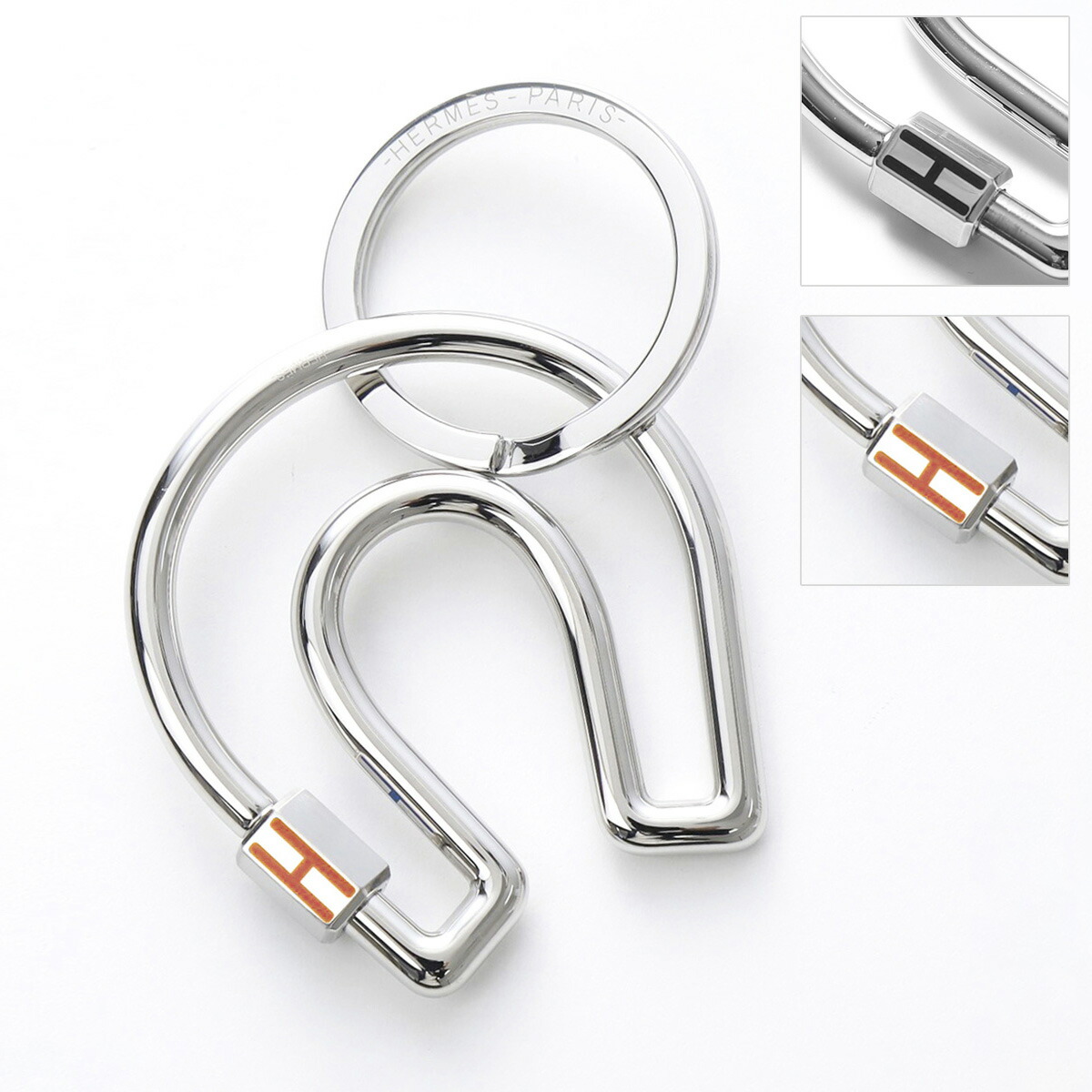 楽天市場】HERMES エルメス キーリング Cheval H077216FJ シュバル