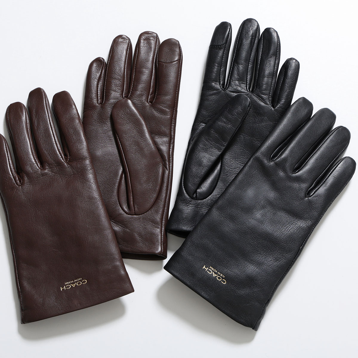 COACH コーチ グローブ NEW YORK TECH GLOVE CCN07 レディース 手袋 ラムレザー タッチパネル対応 アームウェア カラー2色|インポートセレクトmusee