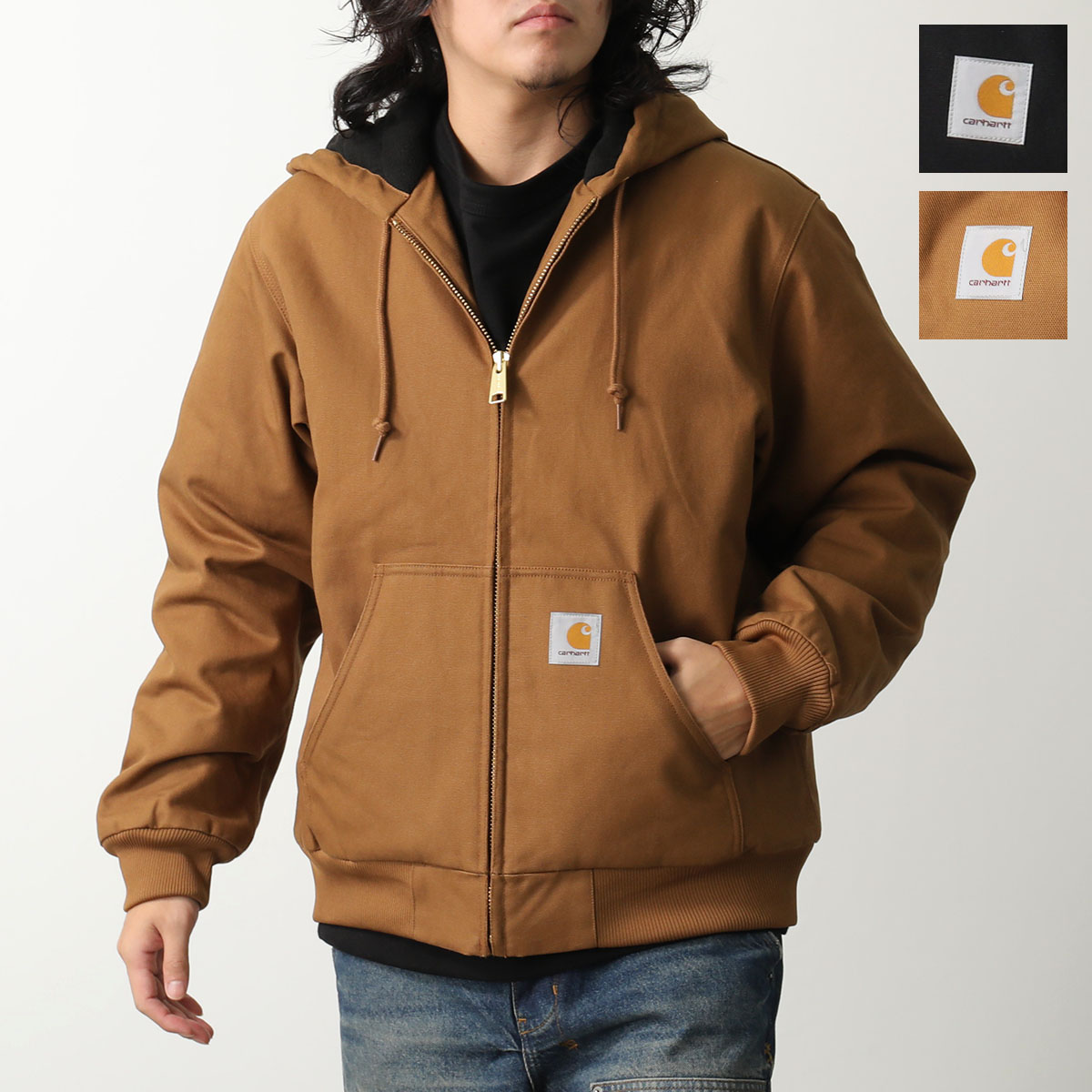Carhartt WIP カーハート ジャケット ACTIVE JACKET アクティブジャケット I023083 メンズ ディアボーンキャンバス地 3Mシンサレート断熱ライニング ロゴ カラー2色