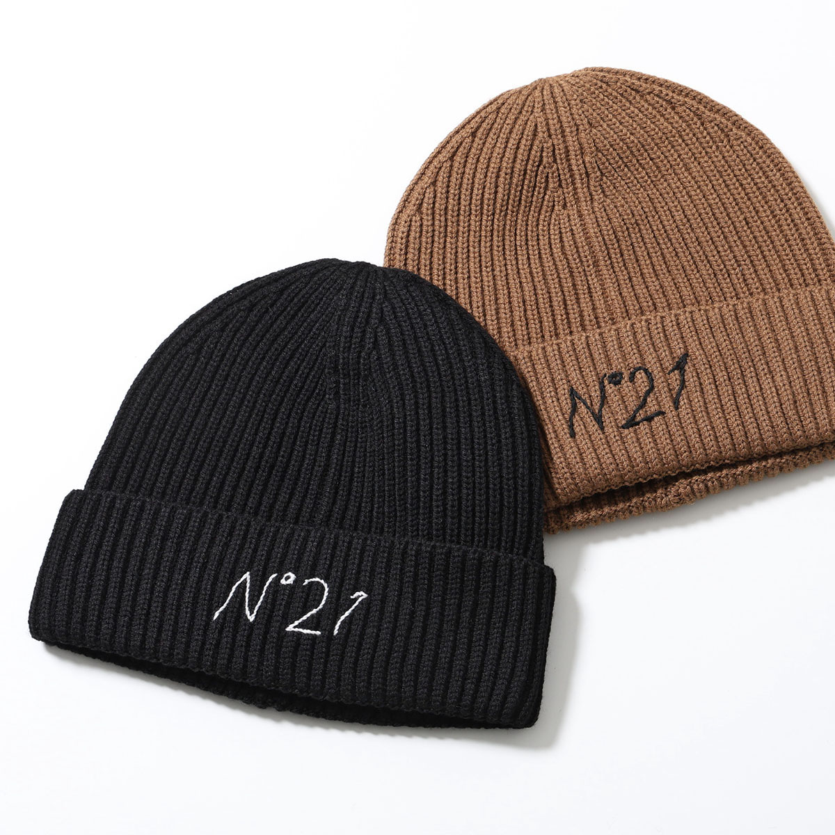 楽天市場】N°21 ヌメロヴェントゥーノ Logo Beanie ロゴインターシャ