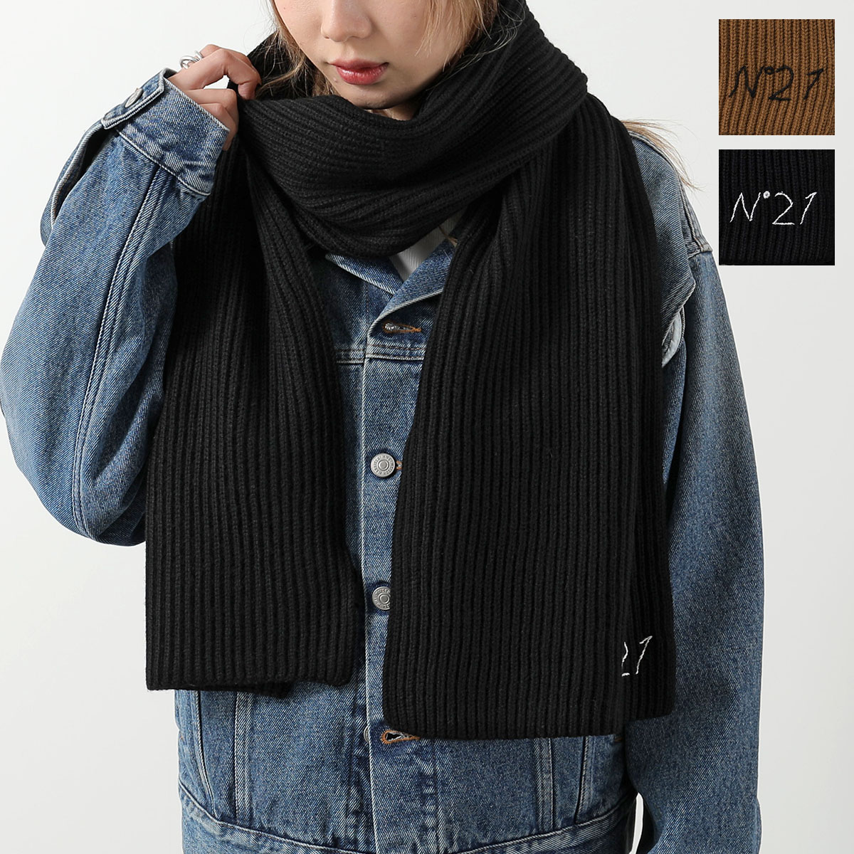 楽天市場】N°21 ヌメロヴェントゥーノ マフラー 3000 9008 レディース