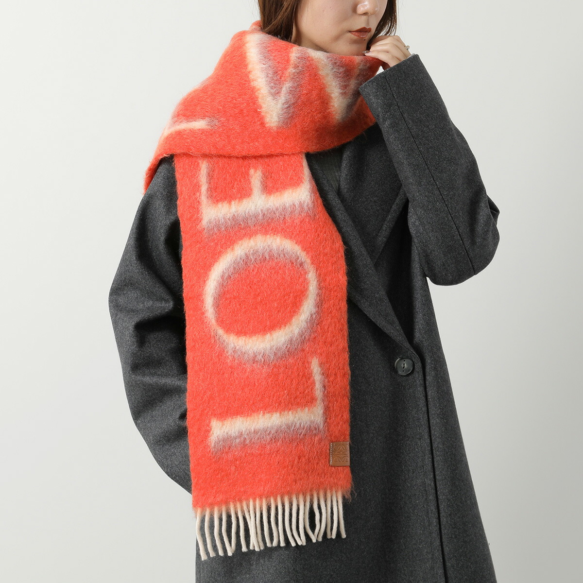 楽天市場】LOEWE ロエベ Mohair WoolStrip Scarf ストライプ モヘア
