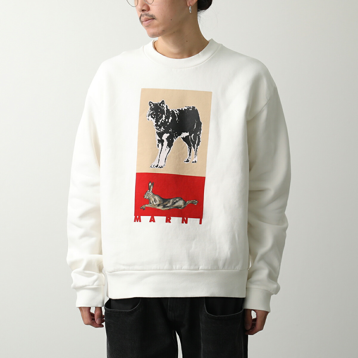 MARNI / スウェット/48/コットン/マルチカラー/FUMU0074QPUSCV48 楽天市場】MARNI マルニ スウェット コットン UMU0074P2U SCV15 MCC05