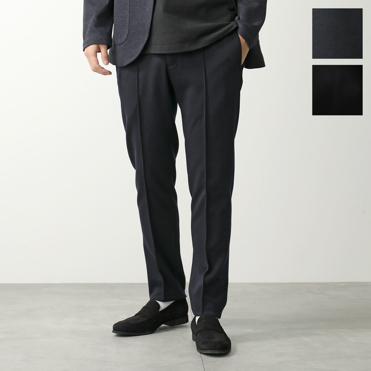 美品giab's ARCHIVIO MASACCIO GOLD46ブラック giab's ARCHIVIO（ジャブス アルキヴィオ） フェイクレザーパンツ