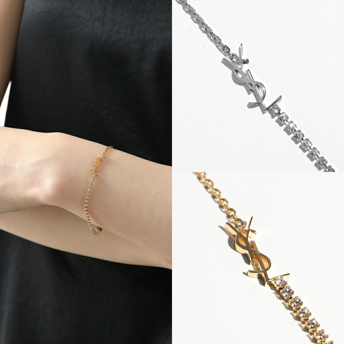 楽天市場】SAINT LAURENT サンローラン ブレスレット 757664 Y1500