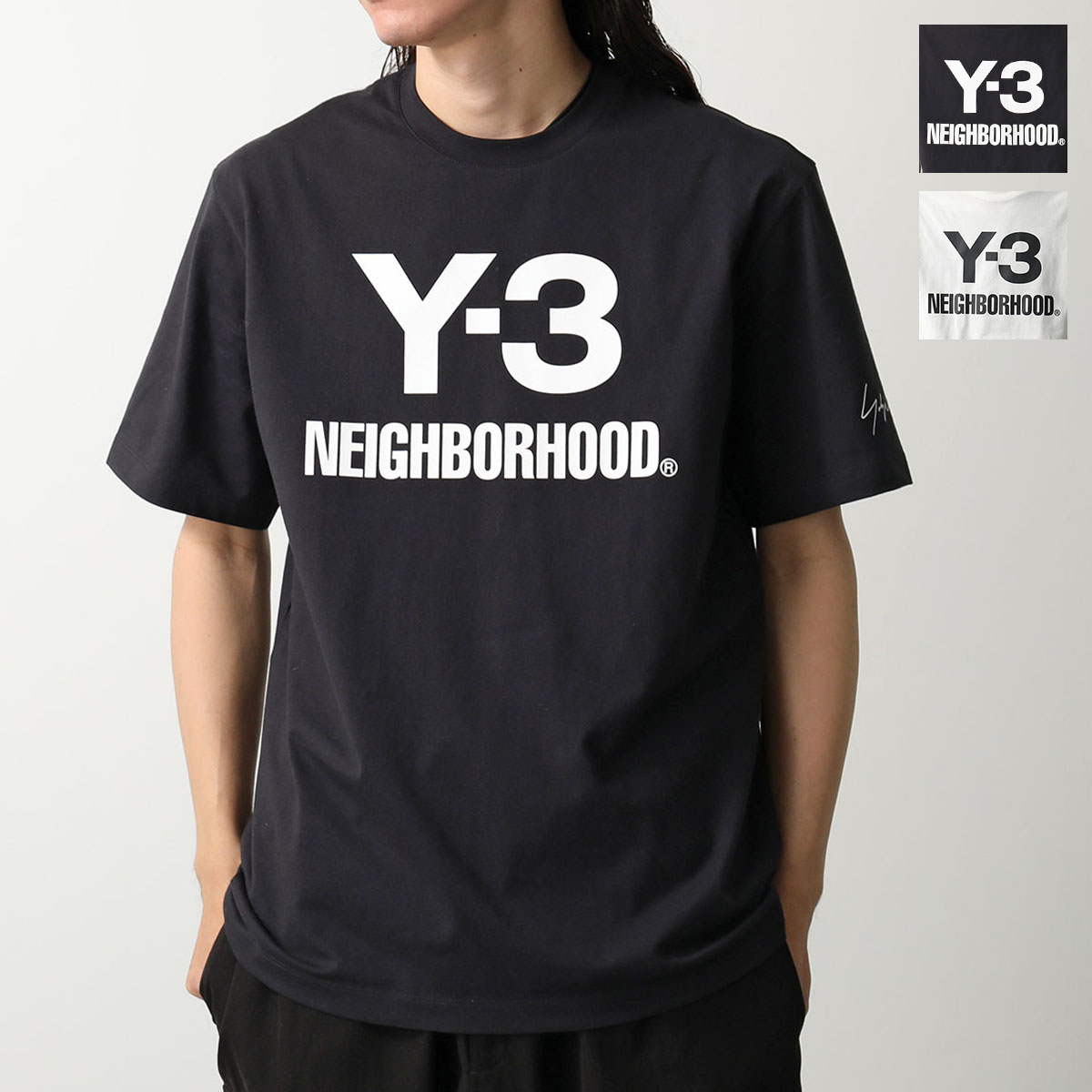 Y-3 x NEIGHBORHOOD ワイスリー ネイバーフッド Tシャツ NBHD LOGO TEE JW6999 JX7449 メンズ シングルジャージー ロゴ カラー2色 13,987円