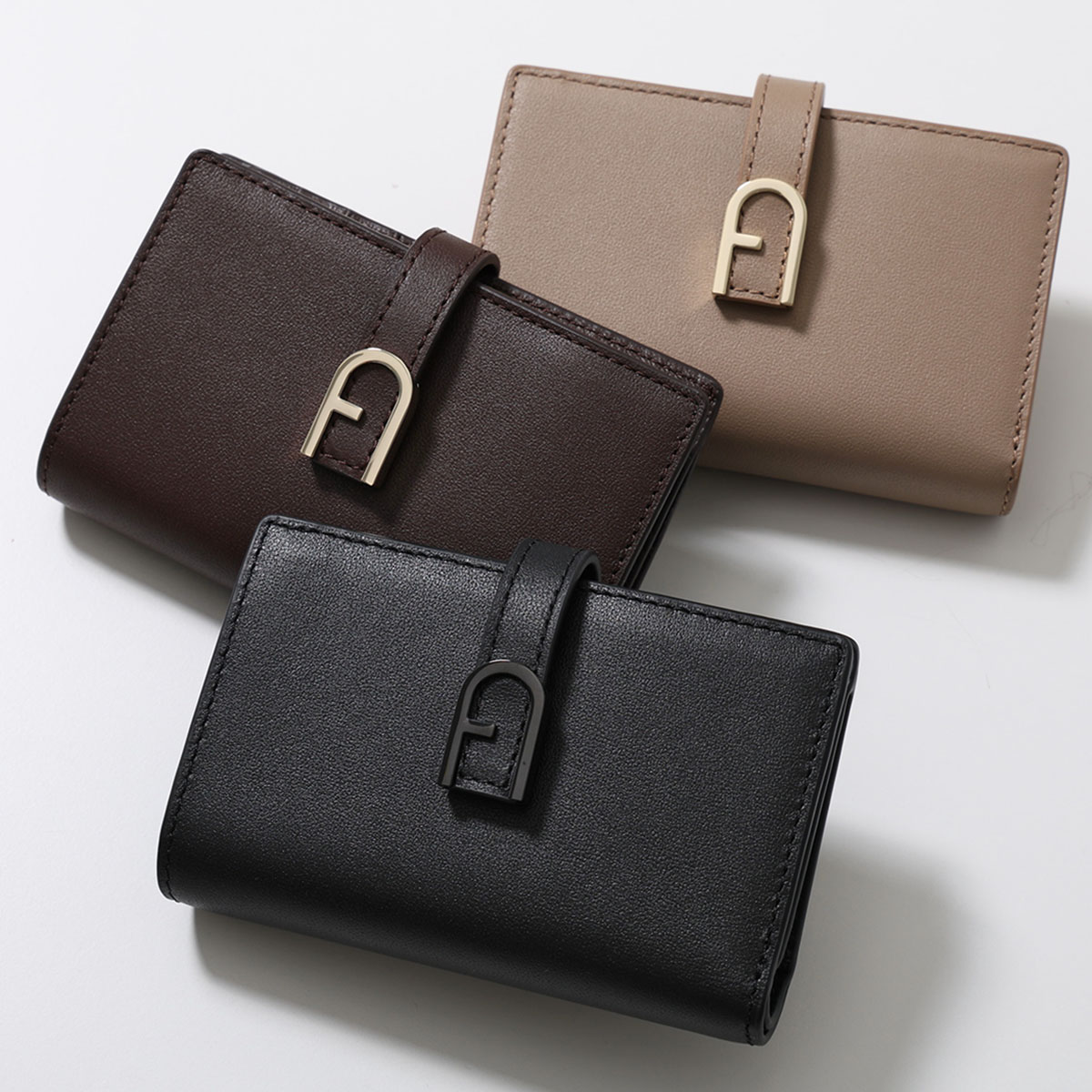 楽天市場】□新品□未使用□ FURLA フルラ レザー 三つ折り 財布 ミニ