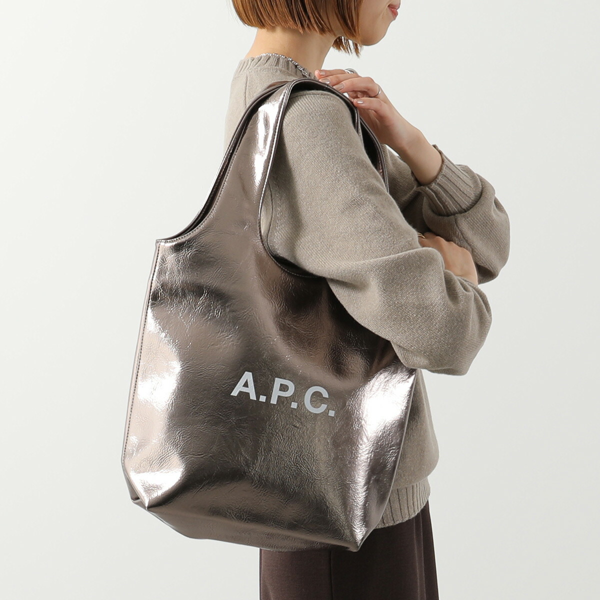 楽天市場】A.P.C. アーペーセー Ninon Tote Bag ニノン フェイクレザー